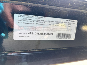 New 2025 PJ Trailers D7C1472BSSK-SWO4 Dump Trailer