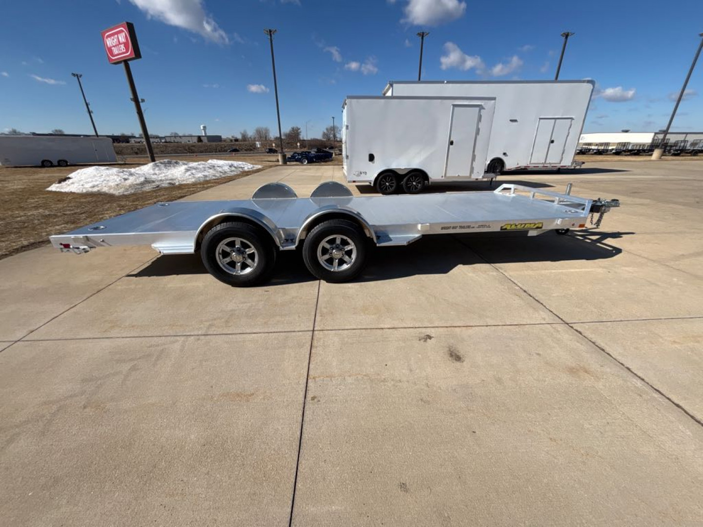 New 2025 Aluma 8220H-TA-EL-R-RTD Utility Trailer