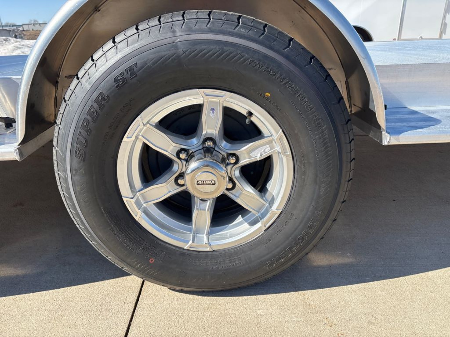 New 2025 Aluma 8220H-TA-EL-R-RTD Utility Trailer