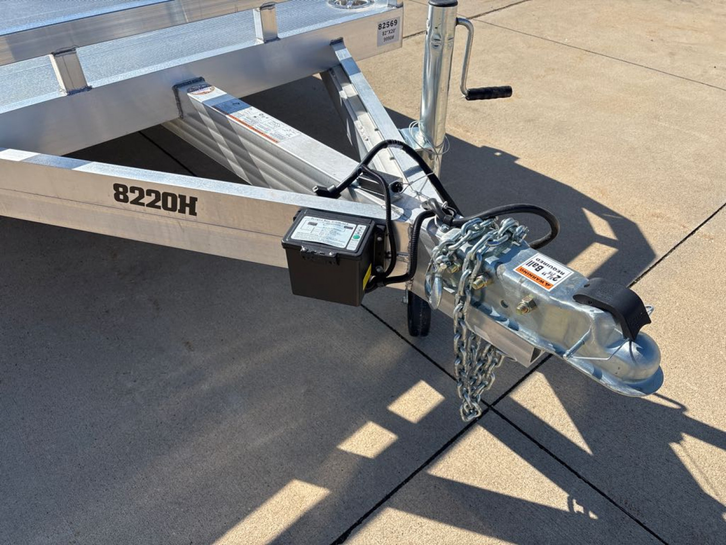 New 2025 Aluma 8220H-TA-EL-R-RTD Utility Trailer