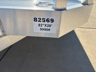 New 2025 Aluma 8220H-TA-EL-R-RTD Utility Trailer