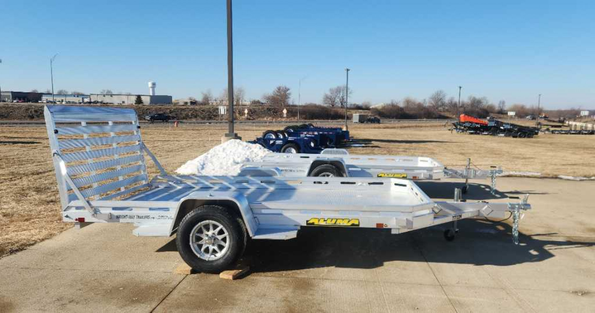 New 2025 Aluma 7712H-S-TG Utility Trailer