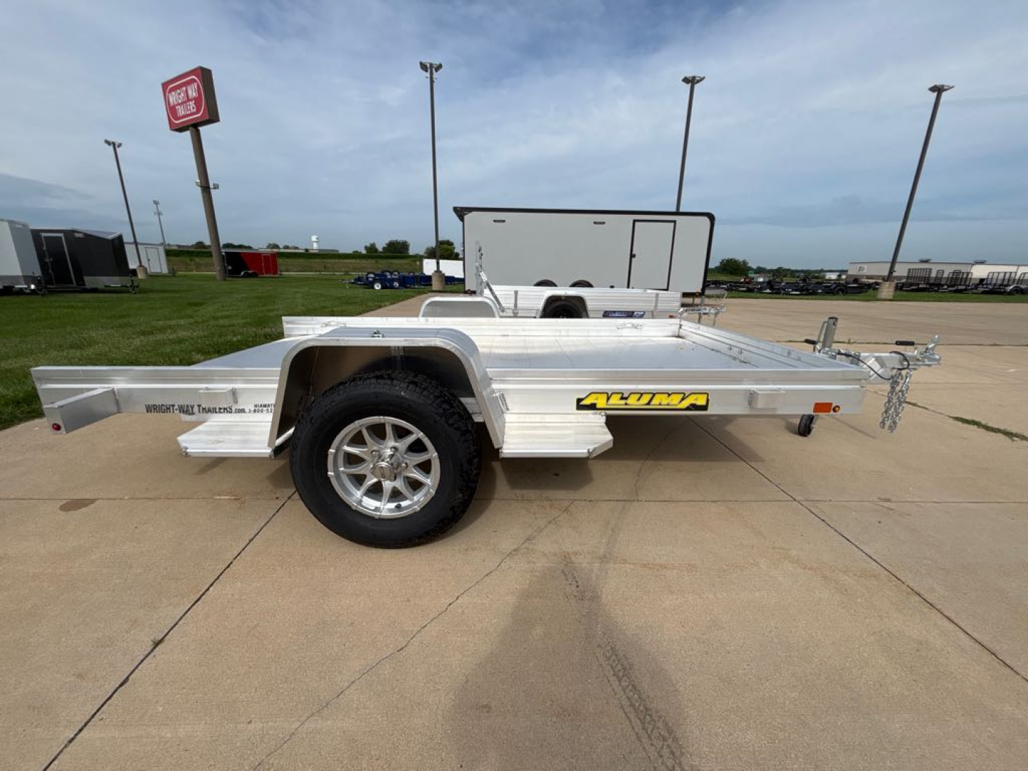 New 2025 Aluma 6810H-TILT-S Utility Trailer