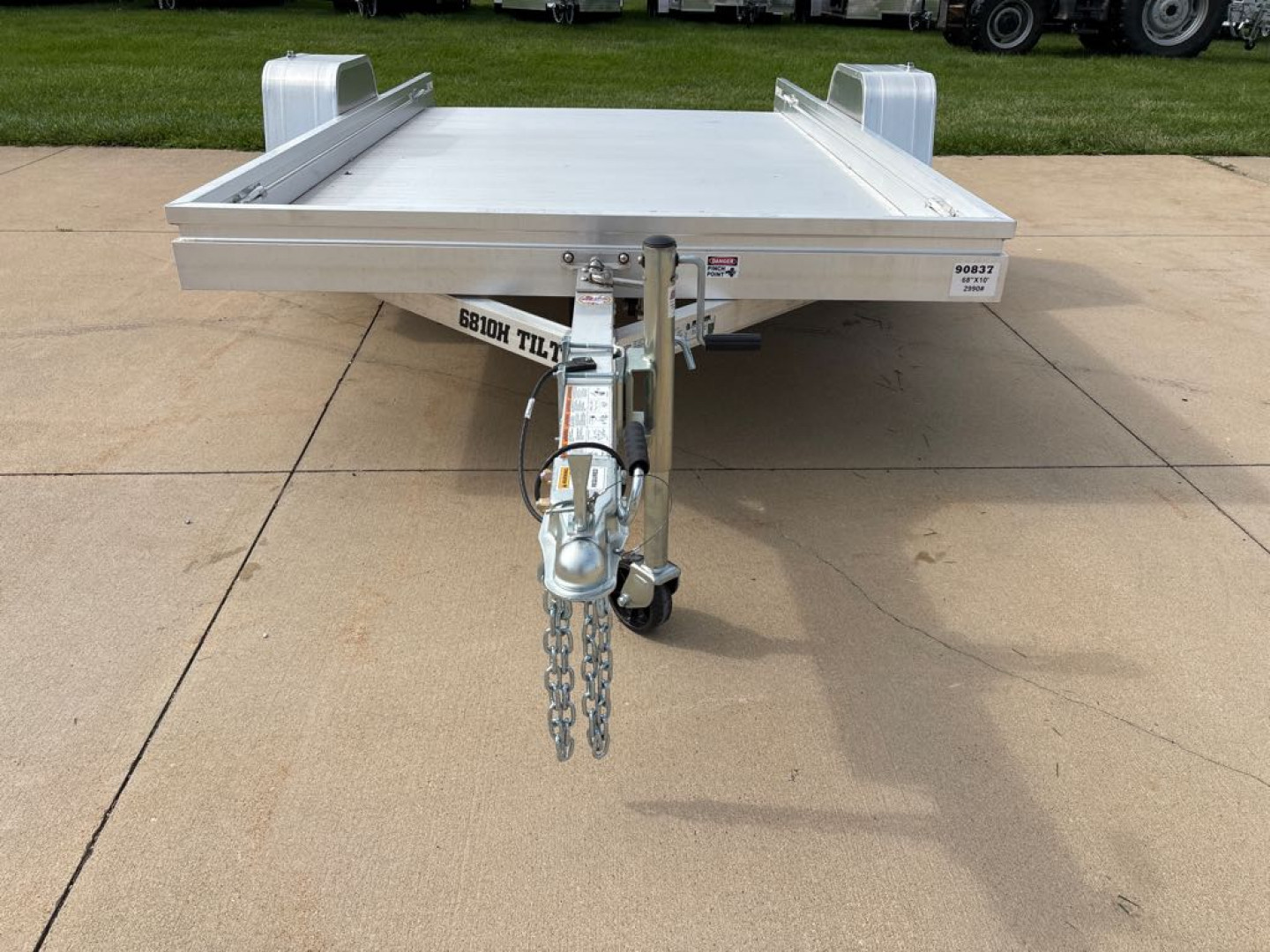 New 2025 Aluma 6810H-TILT-S Utility Trailer
