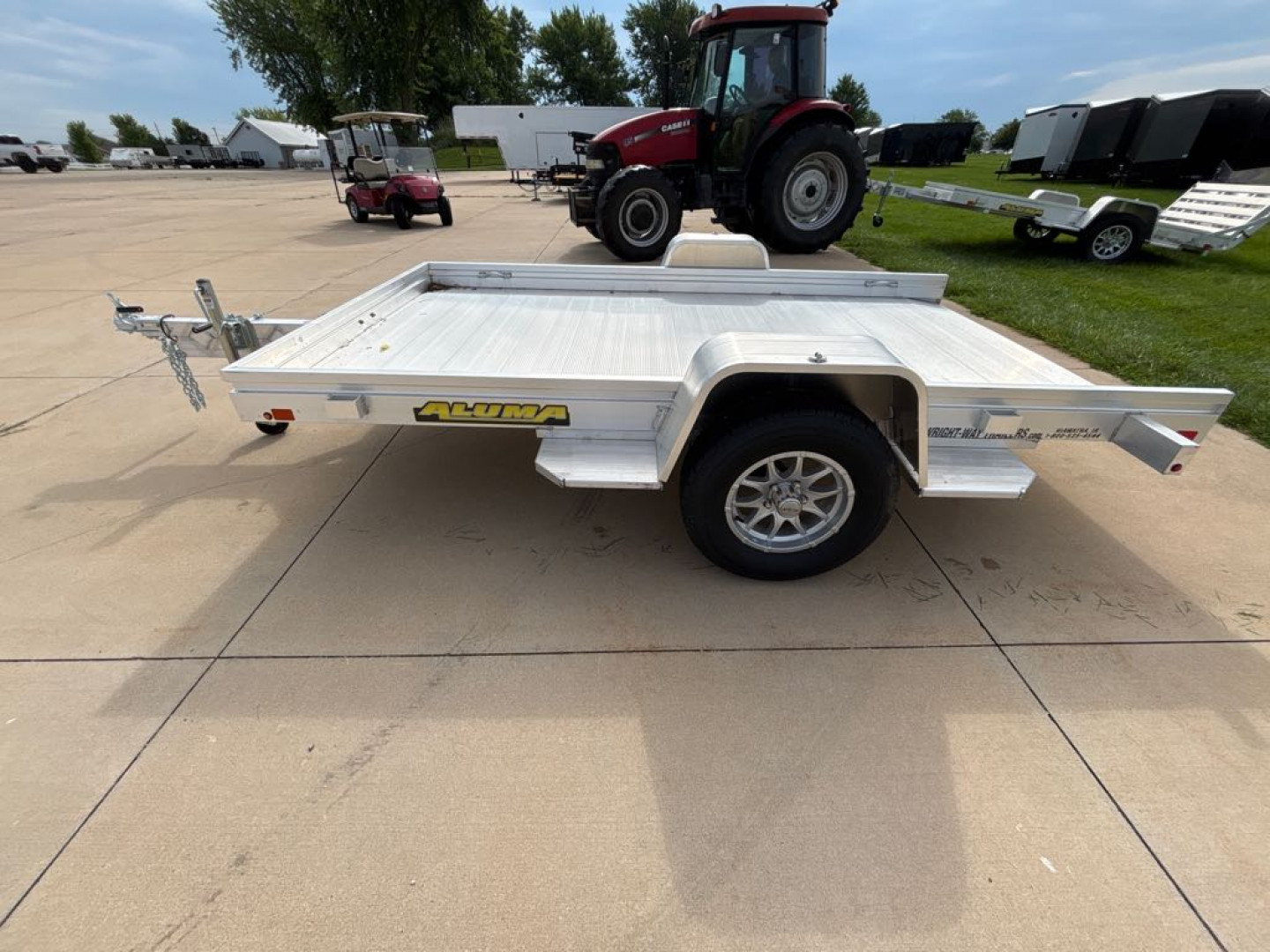 New 2025 Aluma 6810H-TILT-S Utility Trailer