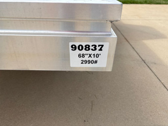 New 2025 Aluma 6810H-TILT-S Utility Trailer