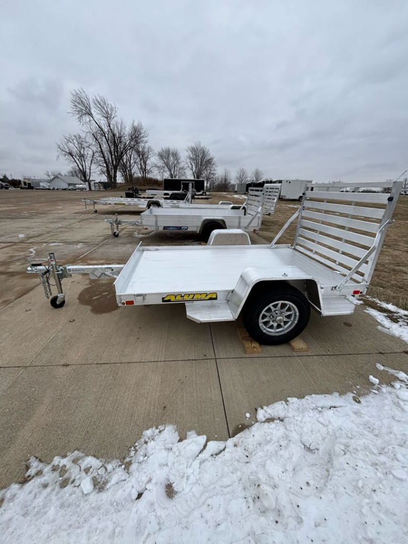 New 2026 Aluma 638S-TG Utility Trailer