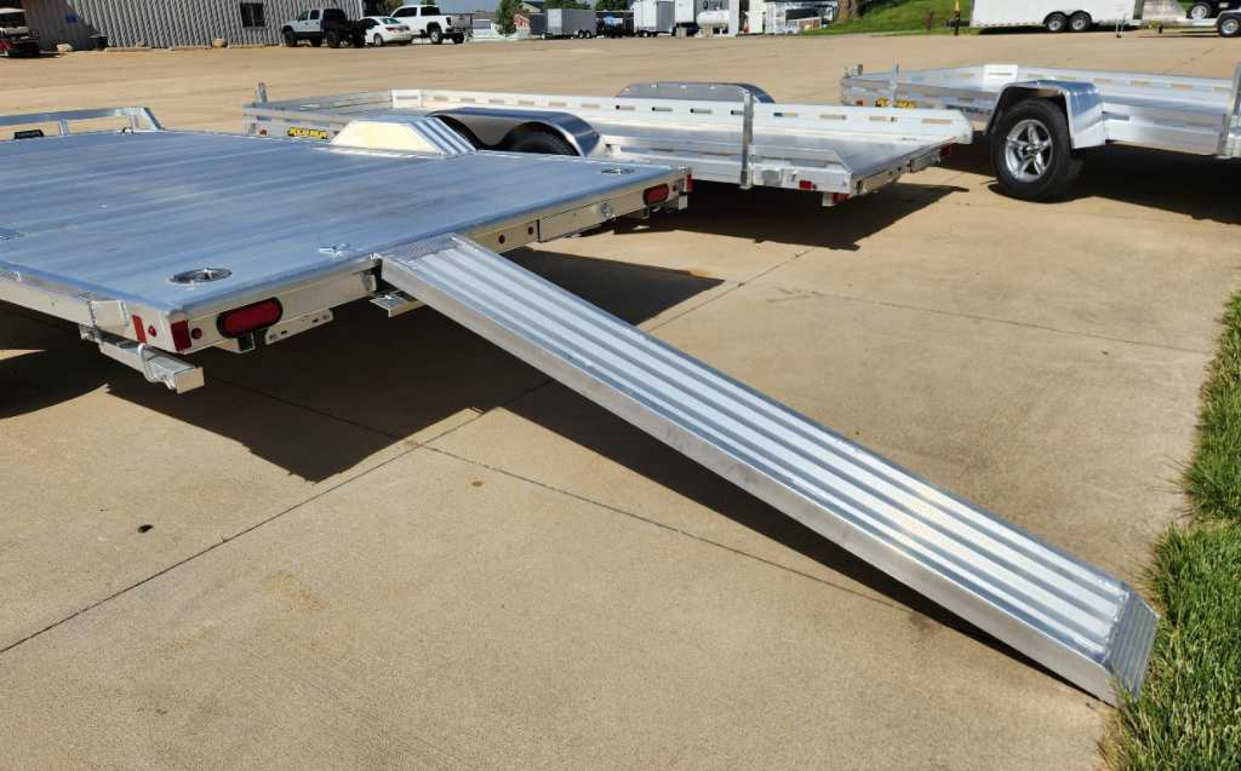 New Aluma 102"X15' WB SINGLE AXLE ALUMINUM Utility Trailer
