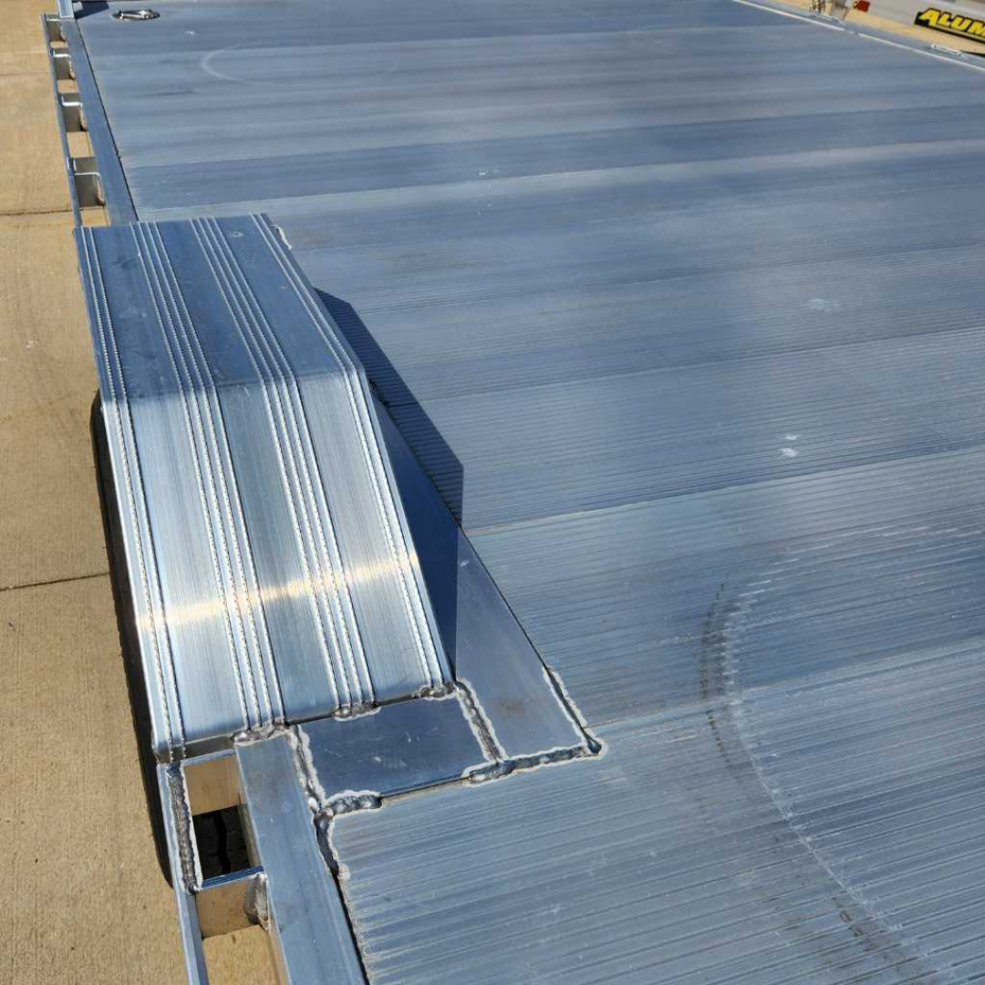 New Aluma 102"X15' WB SINGLE AXLE ALUMINUM Utility Trailer