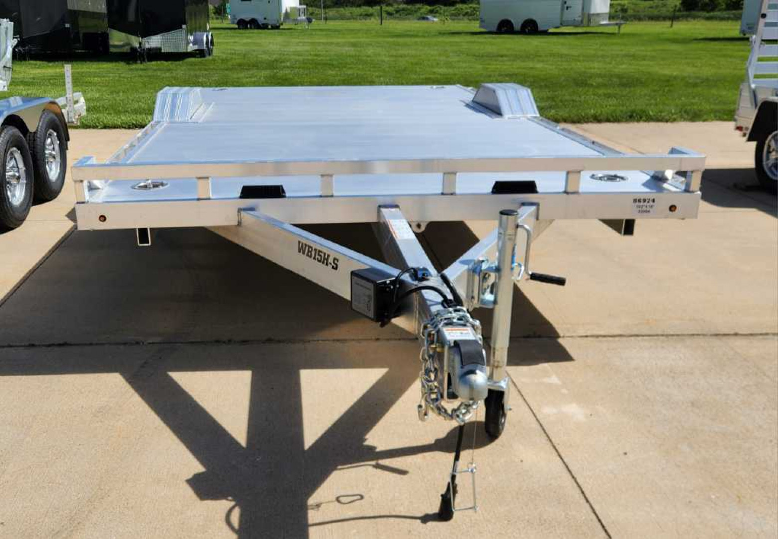 New Aluma 102"X15' WB SINGLE AXLE ALUMINUM Utility Trailer