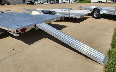 New Aluma 102"X15' WB SINGLE AXLE ALUMINUM Utility Trailer