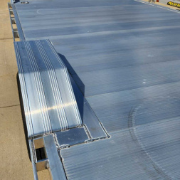 New Aluma 102"X15' WB SINGLE AXLE ALUMINUM Utility Trailer