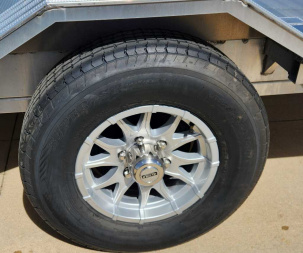 New Aluma 102"X15' WB SINGLE AXLE ALUMINUM Utility Trailer