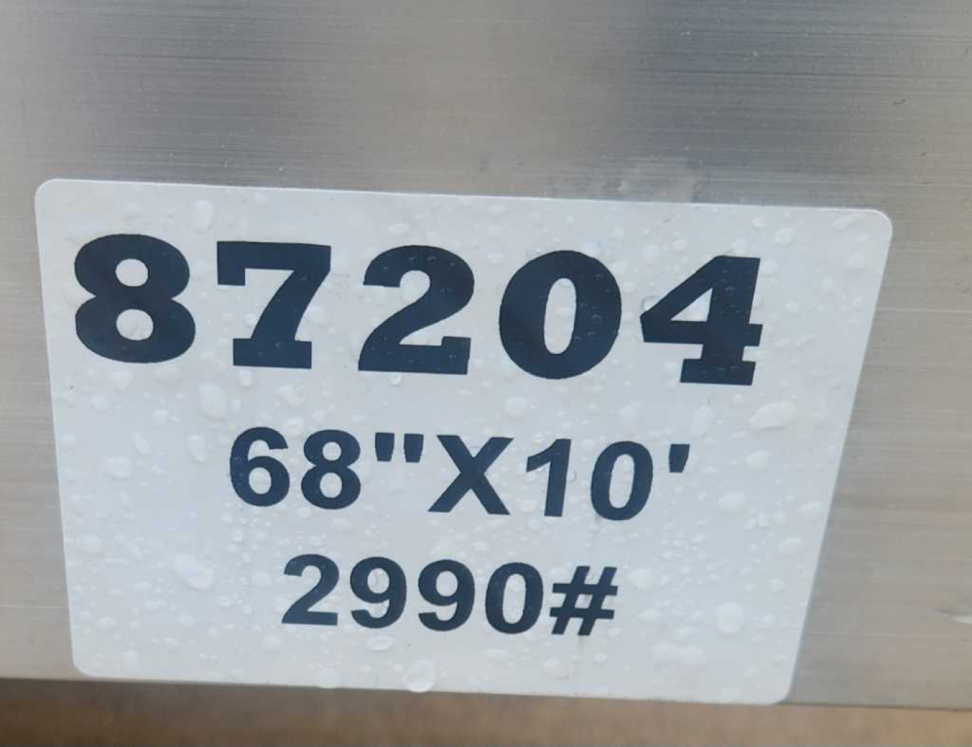New Aluma HEAVY SINGLE AXLE STRT TAILGATE Utility Trailer