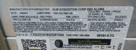 New Aluma HEAVY SINGLE AXLE STRT TAILGATE Utility Trailer