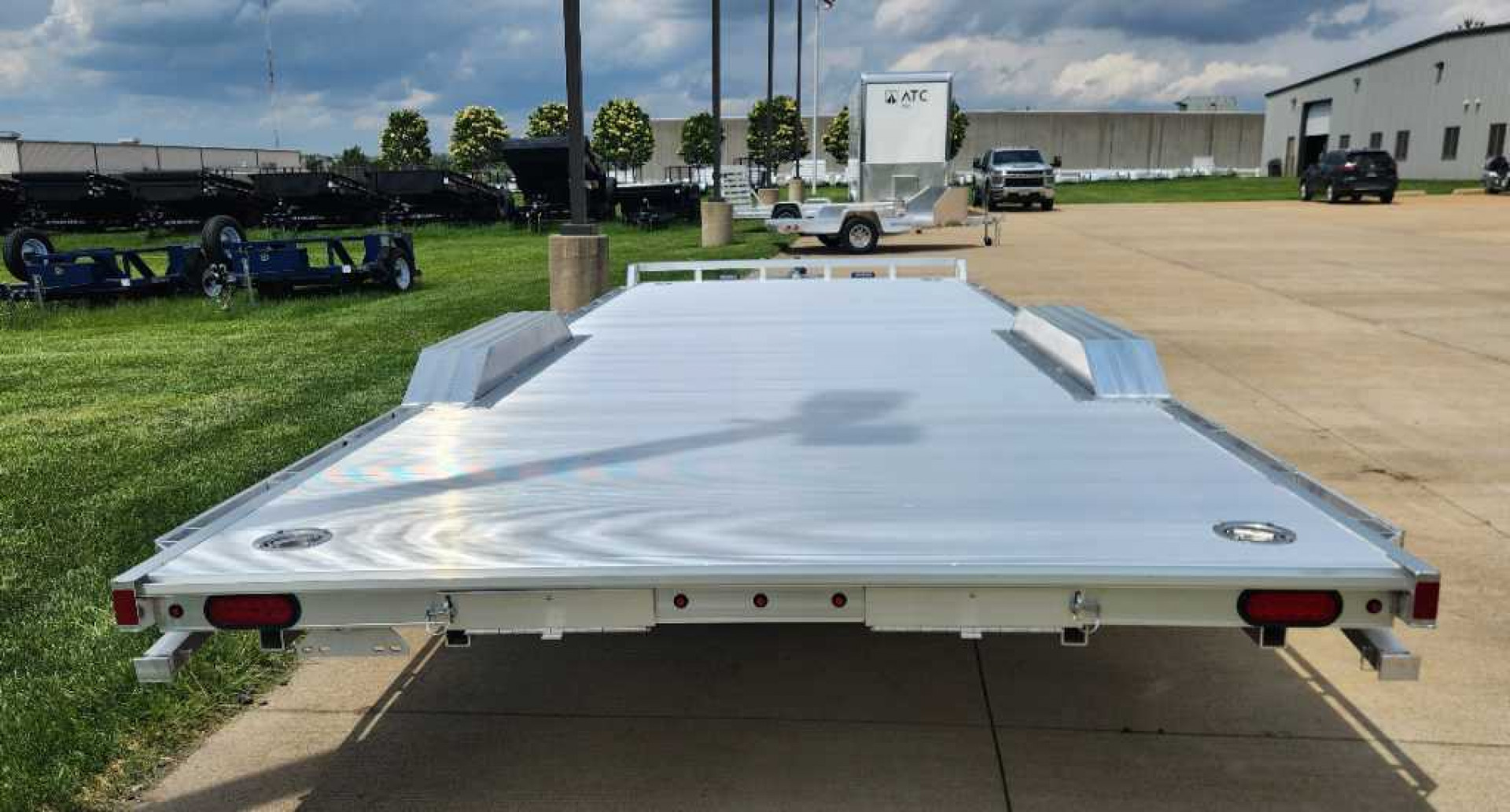 New 2025 Aluma 102"X22' HD WIDE BODY TANDEM Utility Trailer