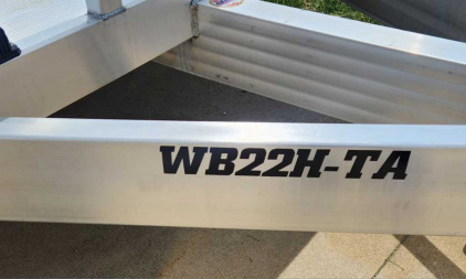 New 2025 Aluma 102"X22' HD WIDE BODY TANDEM Utility Trailer