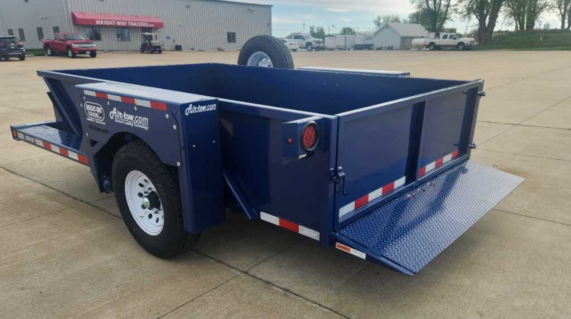 New 2024 Air Tow 75"X12' GROUND LEVEL LOADING UTILITY Specialty Trailer