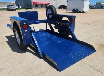 New 2024 Air Tow 52 x8'6  GROUND LEVEL LOADING FLATBED Specialty Trailer