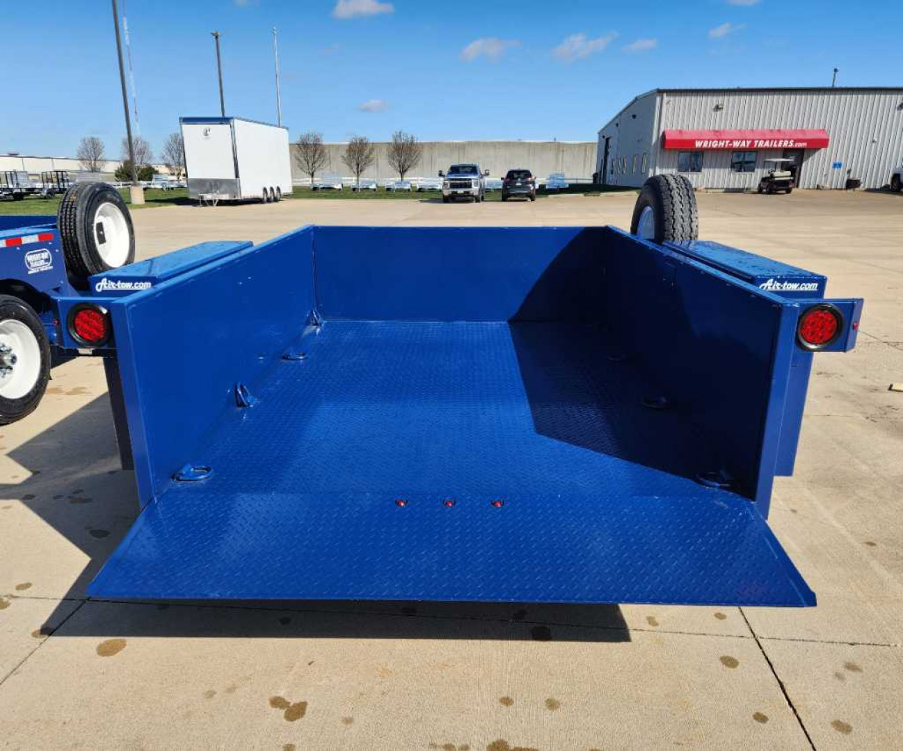 New 2024 Air Tow 75"X10' GROUND LEVEL LOADING UTILITY Specialty Trailer