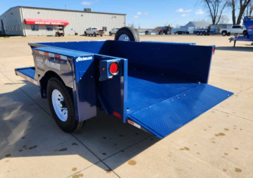 New 2024 Air Tow 75"X10' GROUND LEVEL LOADING UTILITY Specialty Trailer