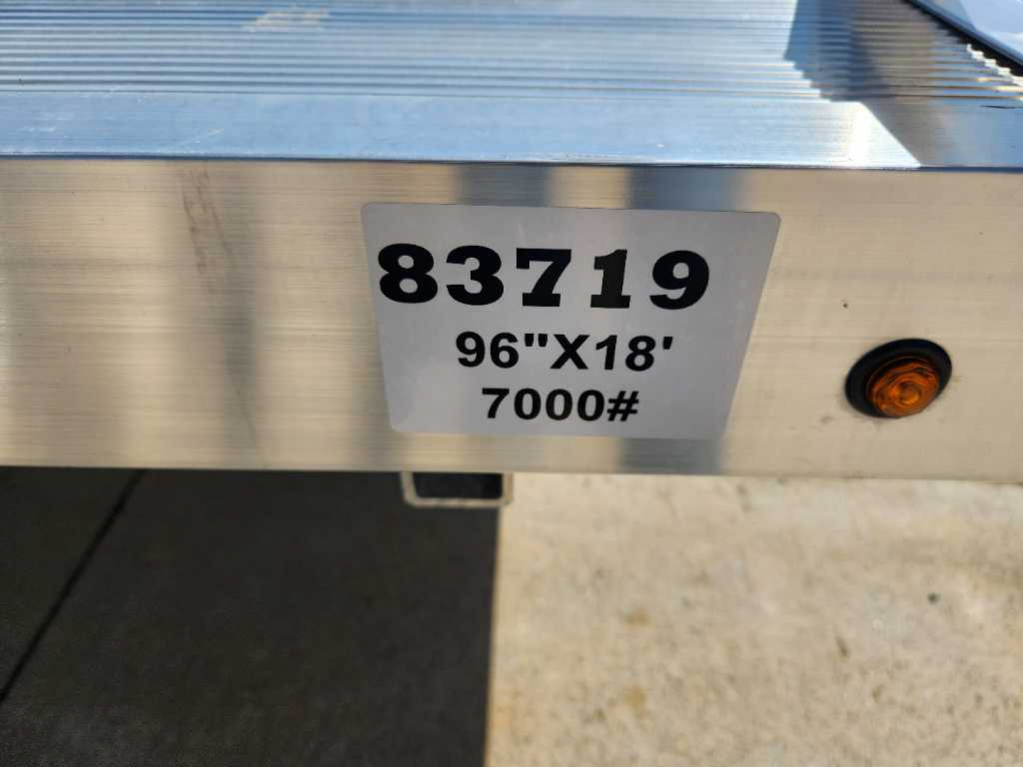 New 2025 Aluma 18' WIDE BODY DRIVE OVER FENDERS Utility Trailer