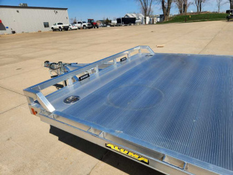 New 2025 Aluma 18' WIDE BODY DRIVE OVER FENDERS Utility Trailer