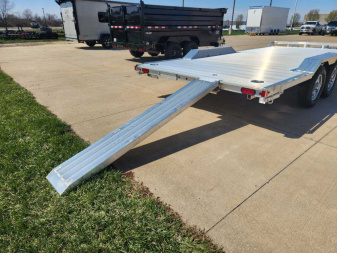 New 2025 Aluma 18' WIDE BODY DRIVE OVER FENDERS Utility Trailer