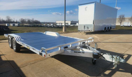 New 2024 Aluma 18' WIDE BODY, HEAVY AXLES Utility Trailer