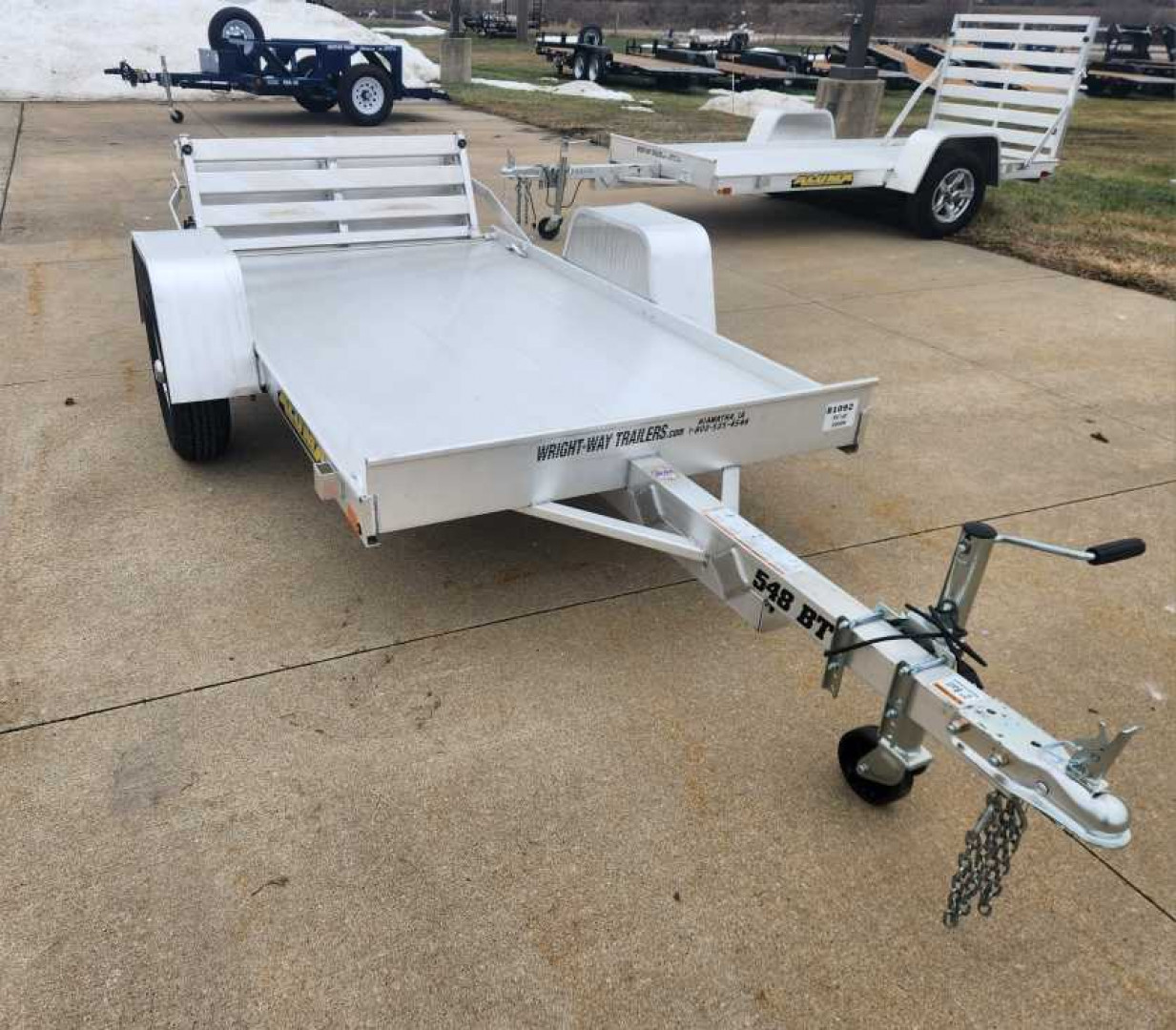 New 2024 Aluma 54"X8' SINGLE Utility Trailer