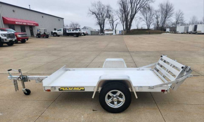 New 2024 Aluma 54"X8' SINGLE Utility Trailer