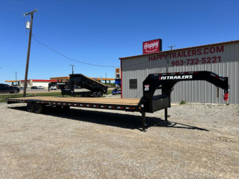 2026 PJ 102"x40' GN Low-Pro Flatbed w/ Singles - LS