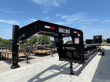 New 2025 MAY 36' ROUND BALE HAY DUMP TRAILER, (2) 7000lb TANDEM AXLES ,(ON ORDER)