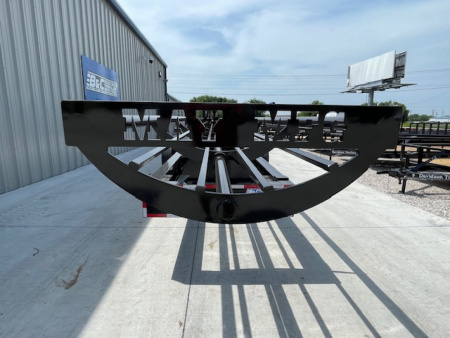 New 2025 MAY 36' ROUND BALE HAY DUMP TRAILER, (2) 7000lb TANDEM AXLES ,(ON ORDER)