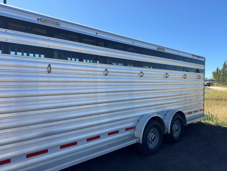 New 2026 Logan Coach 6 Horse Stockman Combo Horse Trailer