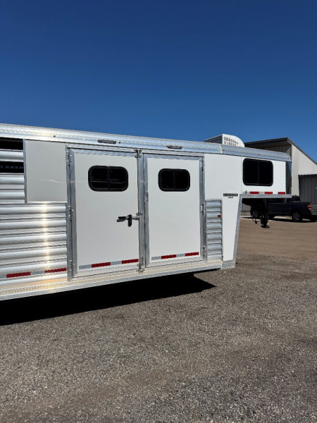 New 2026 Logan Coach 6 Horse Stockman Combo Horse Trailer