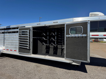 New 2026 Logan Coach 6 Horse Stockman Combo Horse Trailer