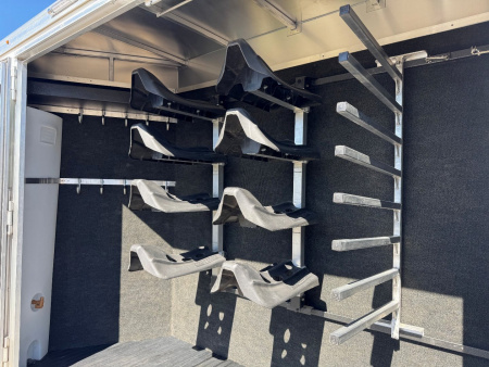 New 2026 Logan Coach 6 Horse Stockman Combo Horse Trailer