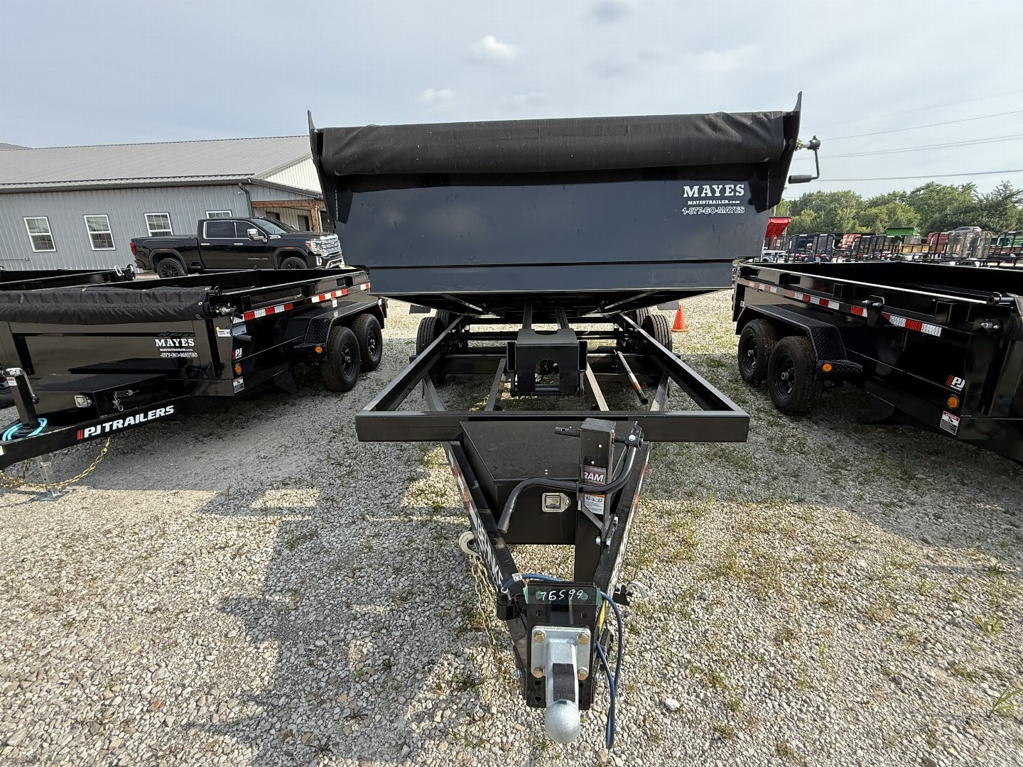 New 2026 BEHNKE ENTERPRISES LPD83X16E802 DUMP TRAILER 83X16 TA 24" SIDES (GVW:16000) BLACK