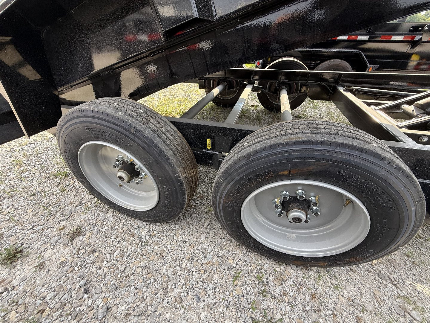 New 2026 BEHNKE ENTERPRISES LPD83X16E802 DUMP TRAILER 83X16 TA 24" SIDES (GVW:16000) BLACK