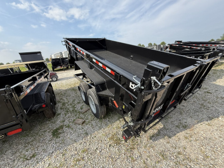 New 2026 BEHNKE ENTERPRISES LPD83X16E802 DUMP TRAILER 83X16 TA 24" SIDES (GVW:16000) BLACK