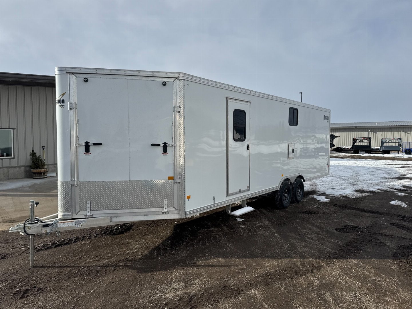 New 2025 Mission All Sport Snowmobile Trailer