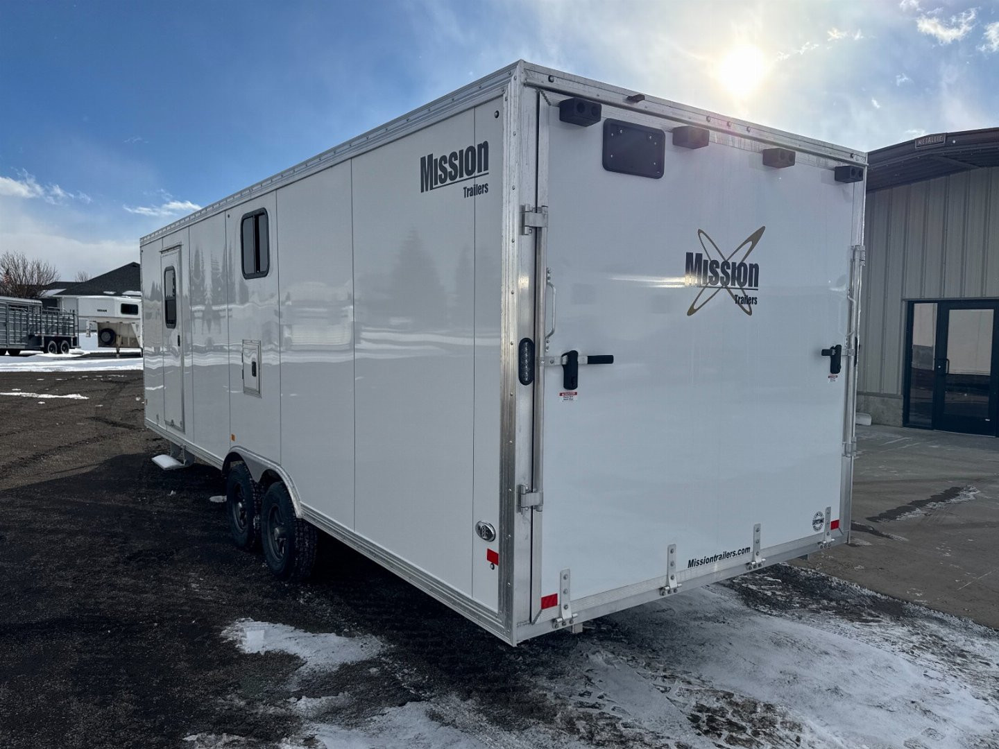 New 2025 Mission All Sport Snowmobile Trailer