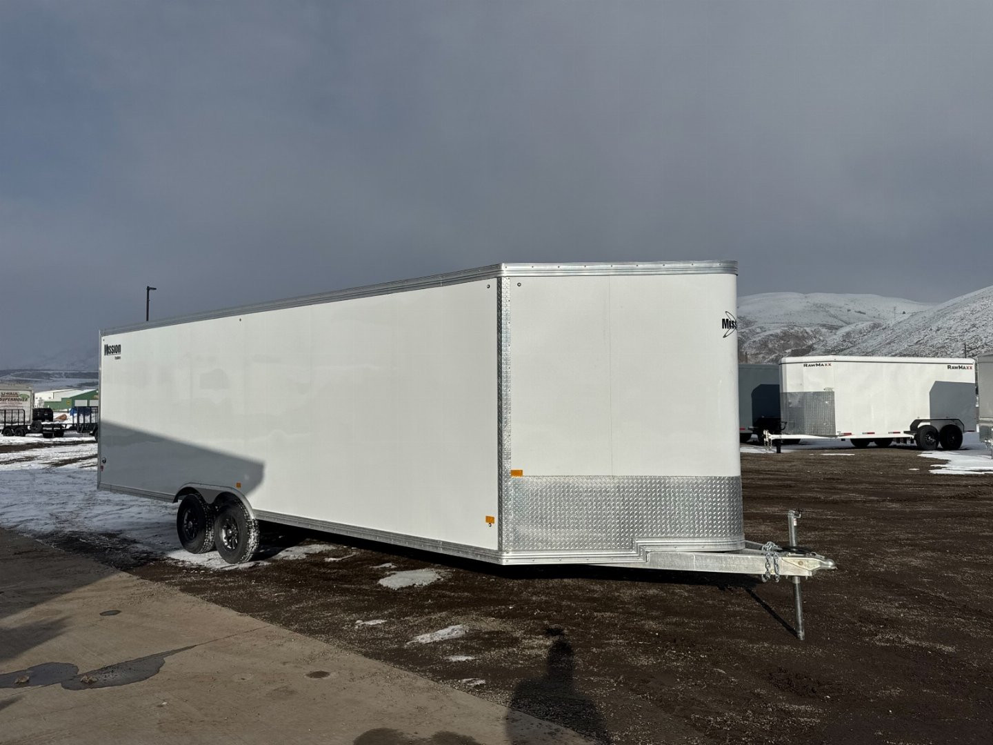 New 2025 Mission All Sport Snowmobile Trailer