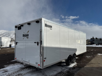 New 2025 Mission All Sport Snowmobile Trailer