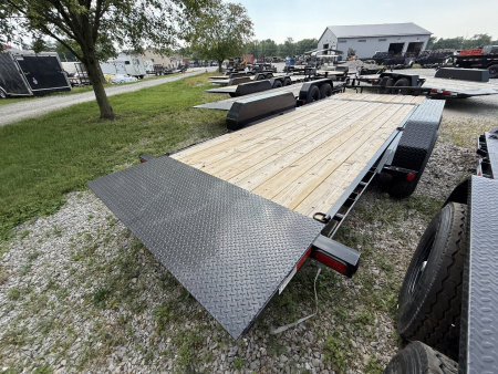 New 2026 PJ Trailer Tilt Trailer T6202 83X20 TA Partial Tilt (GVW:14000) BLACK
