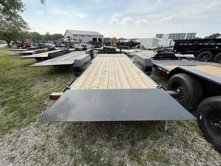 New 2026 PJ Trailer Tilt Trailer T6202 83X20 TA Partial Tilt (GVW:14000) BLACK