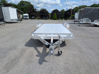 New 2026 Aluma 8218H-Dove Tail Car / Racing Trailer