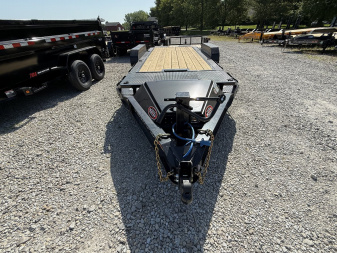 New 2025 Rawmaxx G7X20BP14K Tilt Trailer 83X20 TA Gravity Partial Tilt (GVW:14000) JET BLACK
