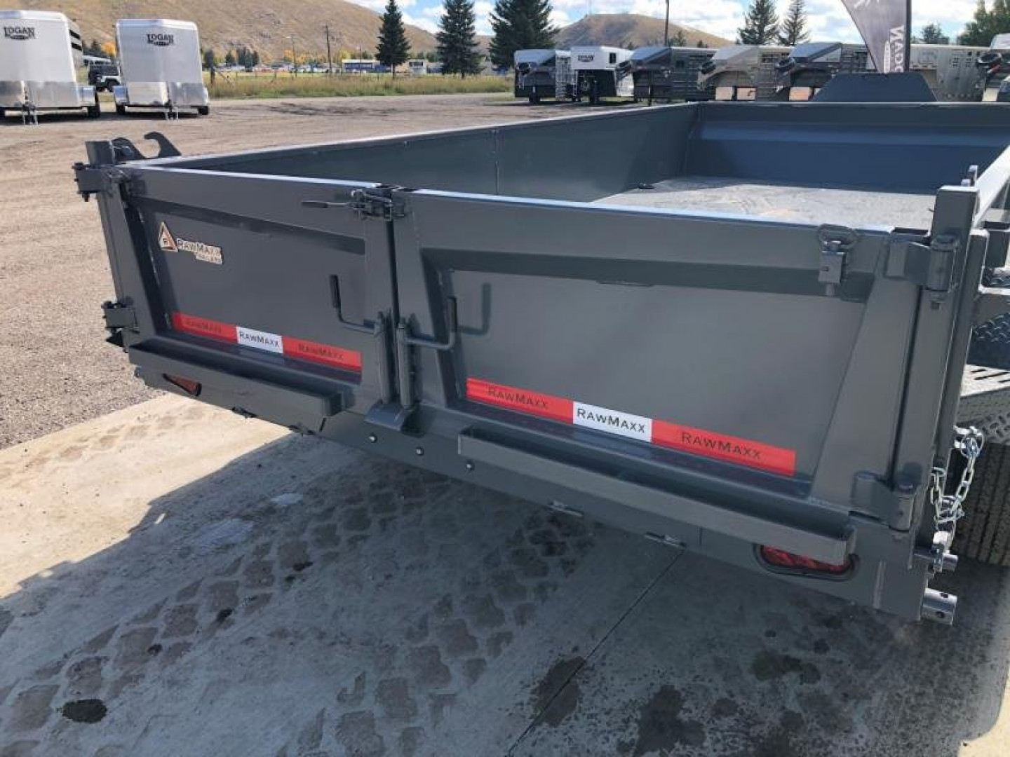 New 2024 RawMaxx GDX 7x14 Dump Trailer